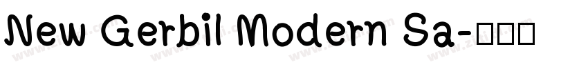 New Gerbil Modern Sa字体转换